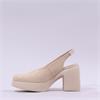 Wonders Naima Platform Bold High Heel - Nude Patent